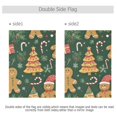 thumbnail image 4 of Yayeee Garden Flag 28" x 40" Double Sided Outdoor Yard Lawn Holiday Decorations, Beige Christmas Gingerbread, 4 of 6