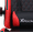 Red, variant on X Rocker Apex PC Gaming Chair with Massage Function and Footrest, Red