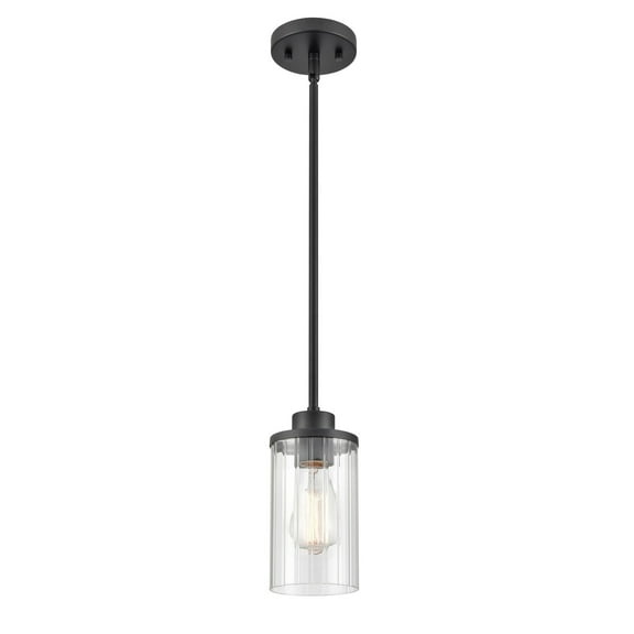 Millennium Lighting Beverlly 1 Light Mini-Pendant Matte Black Painted