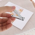 thumbnail image 2 of Unique Bargains Portable Mirror Light Nail Clipper Set Silver Tone, 2 of 6