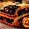 thumbnail image 7 of OutmaxHome Halloween Flannel Throw Blanket, 39.4x59.1 Inch Holiday Theme Print Blanket, for Holiday Party, Livingroom, Bedroom, Sofa, Farmhouse, 7 of 7