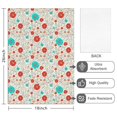 thumbnail image 2 of 2 Pcs Pioneer Flower Floral Print Pattern Kitchen Towels, Funny Microfiber Dish Towel Set, 18" X 26" Tea Towels, 2 of 6