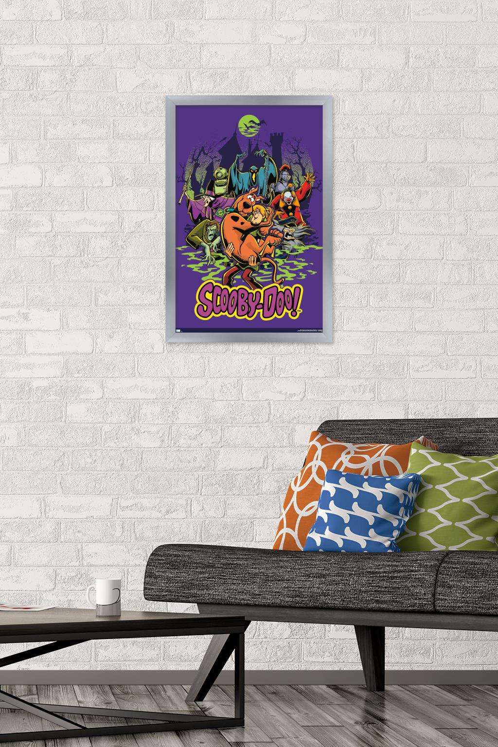Scooby-Doo - Villains Group Wall Poster, 14.725" x 22.375", Framed