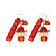 thumbnail image 2 of Guardurnaity 2 uds * llavero de dibujos animados bolsa colgante silicona accesorio llaves anillo pegamento exquisito mujer señora lindo Animal muñeca Accesorios de disfraces Rojo Tipo 2 Guardurnaity AP014096-03, 2 of 6