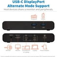 thumbnail image 5 of Tripp Lite by Eaton 2-Port USB-C KVM Dock - 4K HDMI USB 3.2 Gen 1 USB-A Hub Remote Selector 85W PD Charging Black - 2 Computer(s) - 1 Local User(s) - 3840 x 2160 - 5 x USB - 1 x HDMI - TAA Compliant, 5 of 9