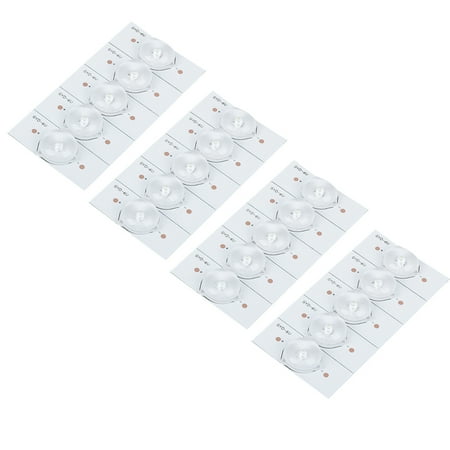 

6V White Light Color General Use SMD Lamp Beads with Optical Lens Filter for LED TV Repair20PCS