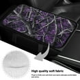 thumbnail image 7 of Yuyamidu Camo Hunting Car Armrest Pad Cover Center Console Cover Purple Wood Auto Console Covers Soft Flannel Car Interior Accessories Fit SUV Sedan Truck, 7 of 7