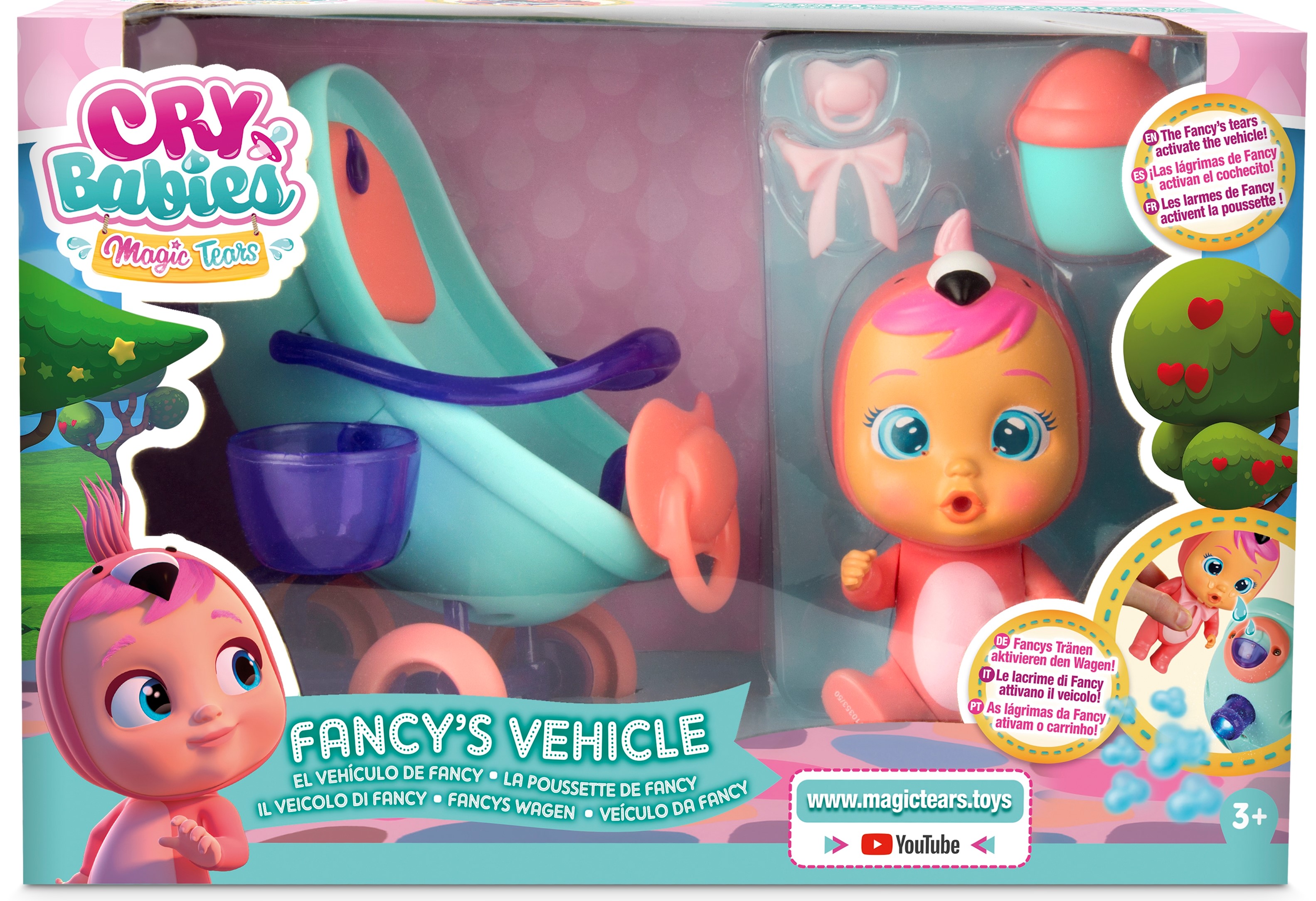 Cry Babies Magic Tears Fancy's Vehicle Playset with Exclusive Doll - image 7 of 7