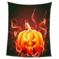 thumbnail image 4 of Elegante alfombrilla para mascotas, suave y cálida, para dormir cachorros, forro , funda para sofá, calabaza enojada Angry Pumpkin jinwen Manta suave para dormir para mascotas., 4 of 8