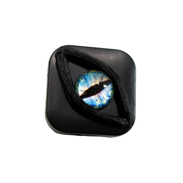 Estuche de contacto, contenedor de soporte de lentes de contacto, almacenamiento de de lentes de contacto, portátil, elegante, caja de lentes Azul claro Sunnimix Estuche para lentes de contacto