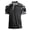 Black, variant on Polo Shirts for Men Casual Button Camo Print Henley Shirts Lightweight Short Sleeve T Shirt Fashion Work Collared Pullover Tops Camouflage S