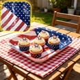 thumbnail image 5 of Miwamany 10PCS 4th of July Plates, 4th of July Decorations American Flag Patriotic Party Supplies Disposable Paper Plates for Memorial Day Veterans Day Independence Day Party Decorations, 5 of 8