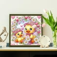 thumbnail image 4 of Wide-eyed Duckling Diamond Art Painting Kit, 4 of 7