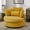 Swivel Chair Yellow Chenille, variant on Muumblus 42"W Chenille Swivel Accent Barrel Chair, Modern Oversize Armchair Comfy Round Reading Chairs for Bedroom Living Room, Yellow