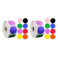 thumbnail image 4 of Billuyoard 25mm Round Multi Color coded Inventory Stickers Dots Labels of Roll 500 estilo A 2Conjunto, 4 of 6