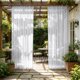thumbnail image 4 of Cortinas Transparentes para Exteriores, Impermeables, Resistentes a Los Rayos Uv, Que Filtran La Luz y Brindan Privacidad. Incluyen Un Bolsillo para Barra de Cortina, Ideales para Patio, Porche, Cena, 4 of 6