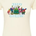 thumbnail image 3 of Trolls Movie - Christmas - Happy Holidays - Poppy, Biggie, & More - Juniors Fitted Graphic T-Shirt, 3 of 5