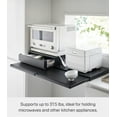 thumbnail image 5 of Yamazaki Home Countertop Drawer with Pull-Out Shelf, Black, Steel, Supports 37 pounds, 5 of 8