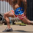 thumbnail image 7 of Combat Iron Men’s Mesh Lifestyle Shorts – 5" Inseam, Breathable with Pockets, Tactiduck USA Edition, 7 of 7