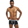 thumbnail image 2 of JOCKMAIL Men's Boxer Briefs Men Mesh U Pouch Underwear Underpants Cotton Pants Trunks Boxer Shorts, 2 of 8
