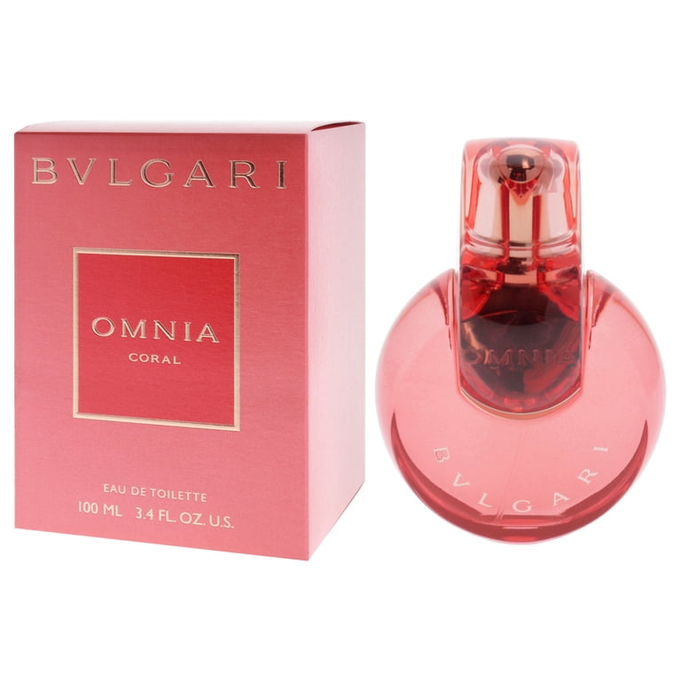 Bvlgari, Omnia - Coral, 3.4 oz EDT Refillable, Floral Aquatic