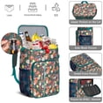 thumbnail image 5 of Travel Cooler Bag - Pioneer Flower Floral Print Pattern Camping Beer Cooler Backpack with Bottle Opener- Waterproof Insulated Picnic Backpacks - Cooler Bag for Beach, 5 of 6