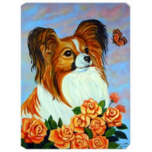 8 x 9.5 in. Papillon Mouse Pad, Hot Pad or Trivet