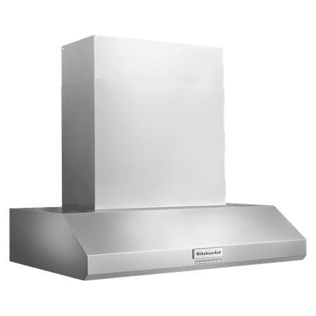 KitchenAid - 36" 585 or 1170 CFM Motor Class Commercial-Style Wall-Mount Canopy Range Hood - Stainless steel
