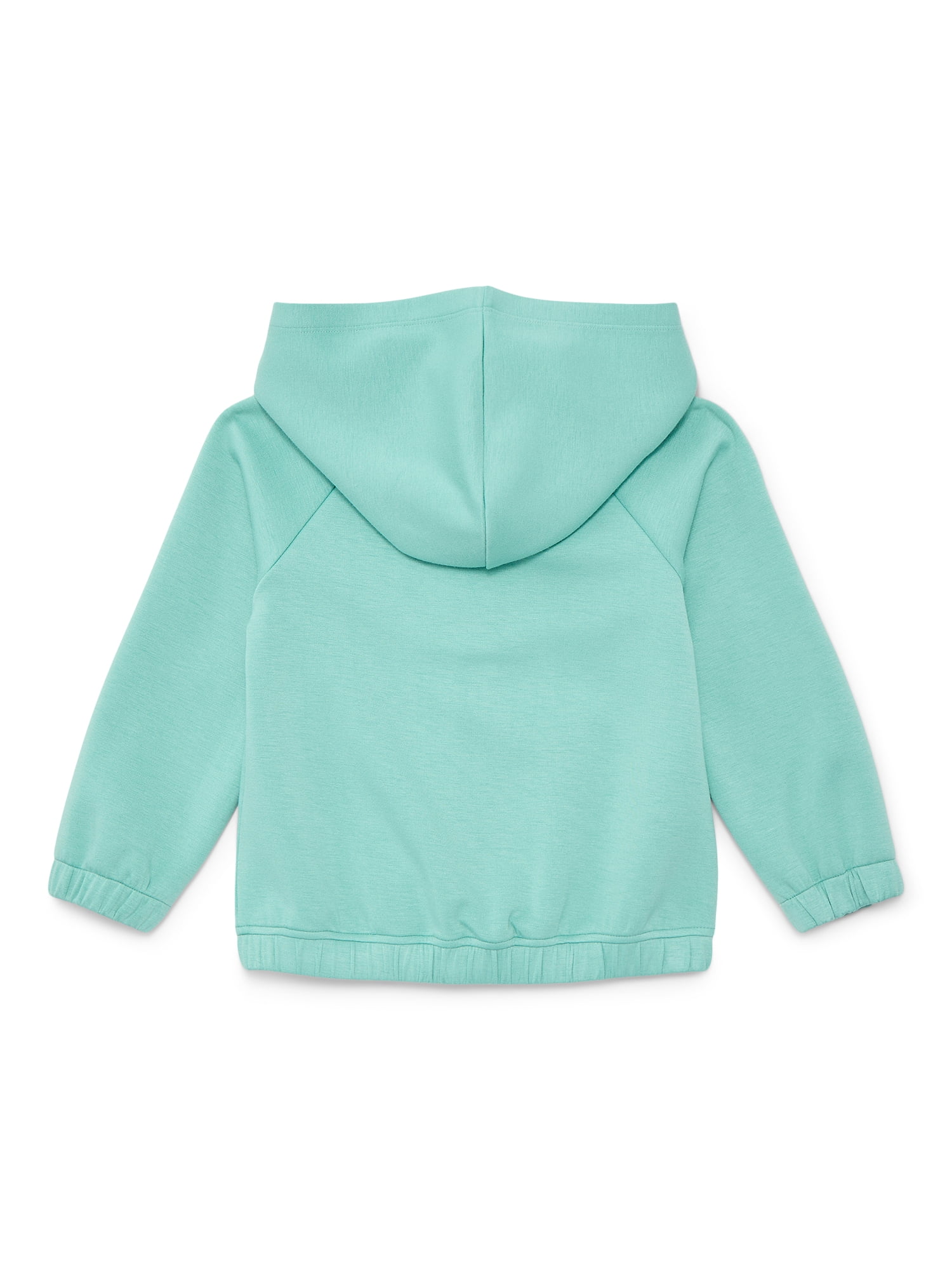 Wonder Nation Toddler Girls Full Zip Hoodie, Sizes 12M-5T