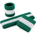 thumbnail image 3 of Striped Terry Cloth Wristbands - Pack of 3, 3 of 5