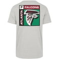 thumbnail image 3 of Men's '47  Gray Atlanta Falcons Chrome Plate Franklin T-Shirt, 3 of 3