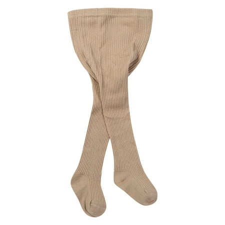 

Musuos Baby Girl Tights Toddler Kid Soft Cotton Ribbed Knit Stockings Pantyhose