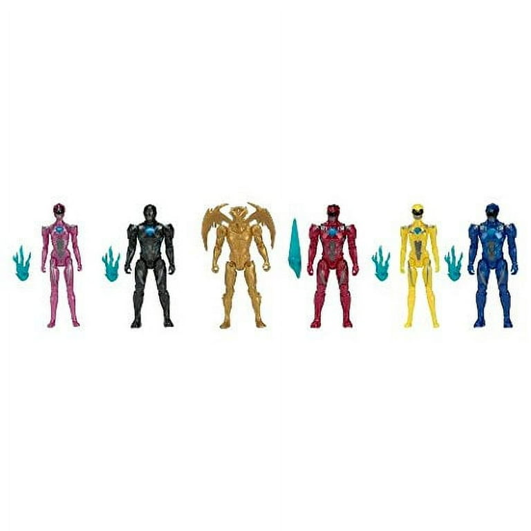 Power Rangers Movie Power Ranger Team Action Figure 6-Pack [with