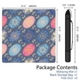 thumbnail image 2 of Extra Large Boho Anti-Slip Playing Surface for Mahjong Tables 31.5 Inch Square Rubber Mat with Quiet Design for Card Games and Family Game Nights, 2 of 7