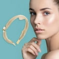 thumbnail image 2 of Unique Bargains 1 Pc Faux Pearls Headbands for Women Champagne, 2 of 6