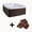 Sea Salt/Espresso, variant on Lifesmart LS450DX Pillow Bundle - 7 Person 22-Jet Plug & Play Outdoor Spa, Arctic White/Espresso Brown with spa pillows included!