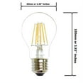 thumbnail image 2 of Anyray (6)-Bulbs 60 Watt Equivalent, A19, LED Light Bulb, Clear, E26, Vintage Edison Style, Warm White, 2 of 2