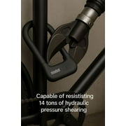 Ninebot Smart Fingerprint U-Lock - Anti-Cut and Anti-Theft, Supports Fingerprint, App, and Key Unlocking, Universal for Electric Scooters.