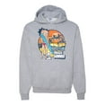 thumbnail image 1 of Wild Bobby, Betty Boop Endless Summer Beach the Dog Betty Boop Unisex Hoodie Sweatshirt, Heather Grey, Large, 1 of 5