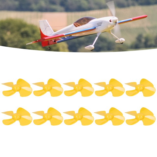 2mm Diameter Strong Wind 40mm 4 Blades Propeller for DIY Toy Car, Materials with Many Colors