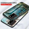 thumbnail image 3 of Galaxy Note 20 Ultra Back Cover, Allytech Tempered Back Cover Case Shock-Absorption Anti-scratch Bumper Wireless Charging Support Case for Samsung Galaxy Note 20 Ultra, Marble, 3 of 8