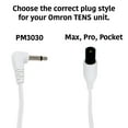 thumbnail image 4 of TENS Lead Wires Compatible with Omron Electrotherapy Devices with Snap Connectors. Replacement Lead Wires Compatible with Omron TENS Units: Max, Pro, Pocket. Discount TENS Brand., 4 of 4