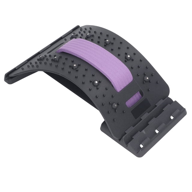 Dispositivo de agrietamiento de espalda, relajante lumbar de 4 niveles, relajante lumbar, camilla de agrietamiento de espalda, eficiencia óptima