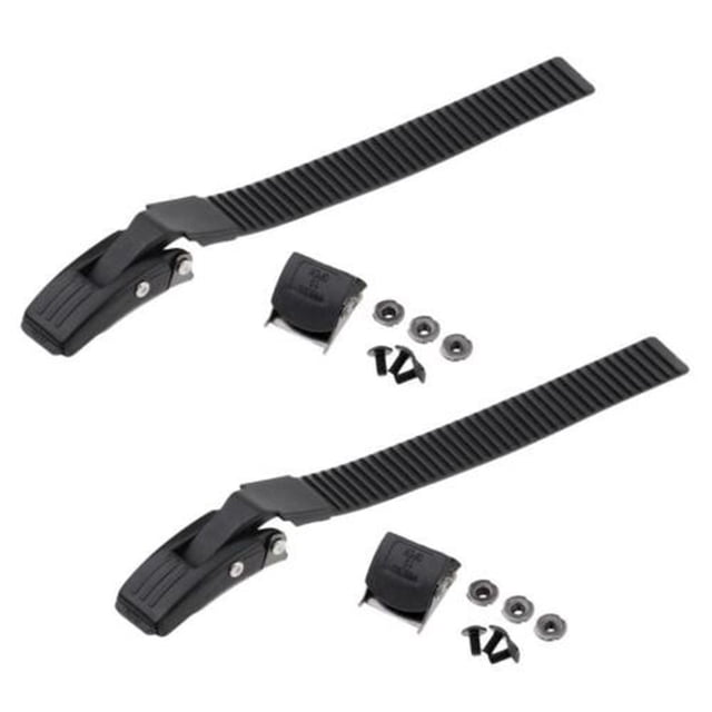 2 Sets Inline Skate Strap Buckle with Clamp Screws Nut Replacement