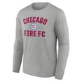 thumbnail image 2 of Men's Gray Chicago Fire Victory Arch Long Sleeve T-Shirt, 2 of 3
