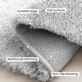 thumbnail image 5 of Sleep Zone Ultra-Soft Plush Area Rug 6×9 Feet, Grey Non-Slip Fuzzy Rug for Living Room, 5 of 8