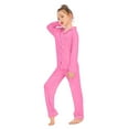 thumbnail image 7 of RUTAYY Children Girls Sleepwear Set Long Sleeve & Pants Button Up Collar Loose Fit Homewear Fun & Vibrant Designs, Hot Pink, 7-8 Years, 7 of 7