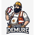 thumbnail image 4 of Very Demure Construction Worker Adult White Crew Neck Short Sleeve Tee-Small, 4 of 4