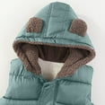 thumbnail image 6 of Meresysid Boys Girls Toddler Baby Vest Jacket Fall And Winter Fleece Thickening Vest Coat Light Blue, 6 of 6