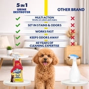 Resolve Pet Specialist Urine Destroyer Carpet Cleaner Spray – Urine Eliminator for Pet Stains & Odors Up to 7 Days Old, 22oz